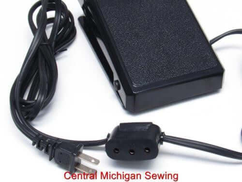 Jnp Sewing Machine Motor & Foot Pedal Control Set Fits Singer 15 Class .9 Amps