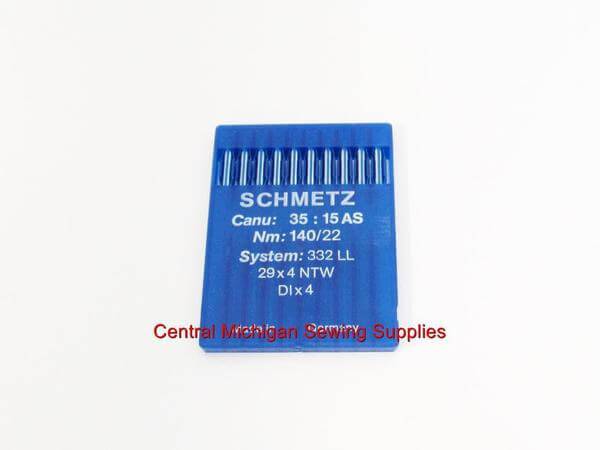 Schmetz Industrial Sewing Machine Leather Needles 29x4 Available in size 18  and 22 Fits Singer Models 29K, 29