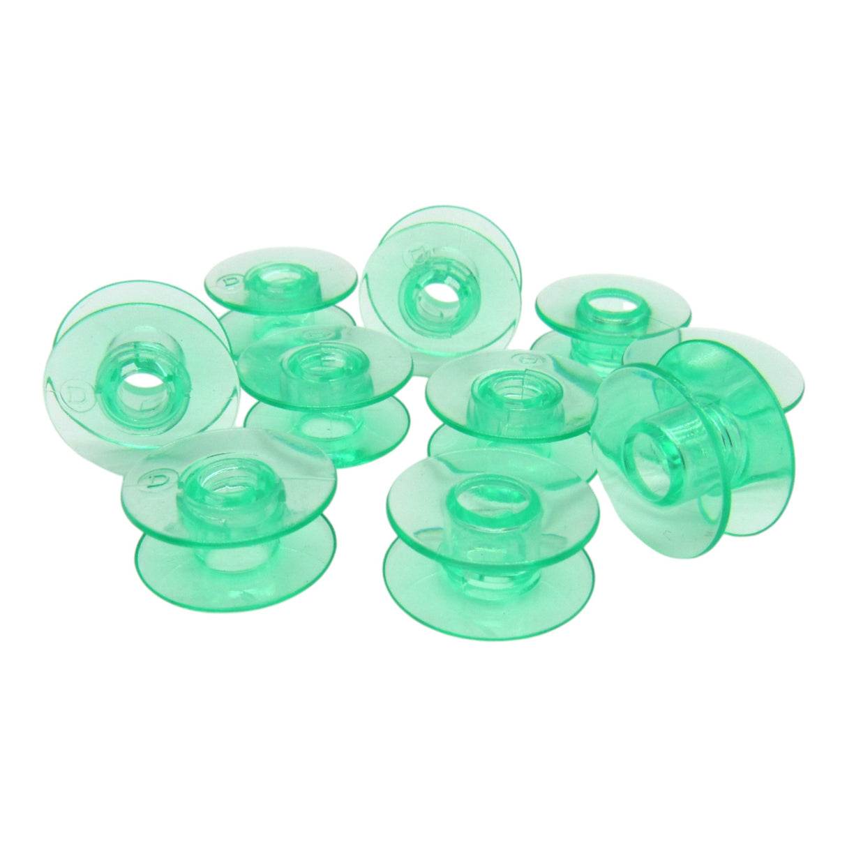 (10) Plastic Green Economy Bobbins- Viking Part # 4123078-G