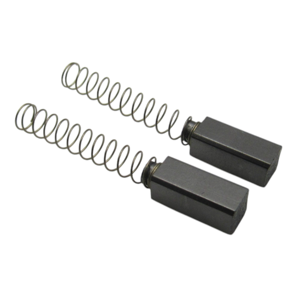 (2) Carbon Motor Brushes with Springs 5 mm x 6 mm x 12 mm - Elna Part # 440236-20