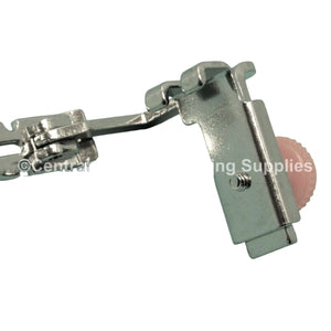Adjustable Combination Zipper Foot & Straight Stitch Foot- Fits Most High Shank Sewing Machines #552