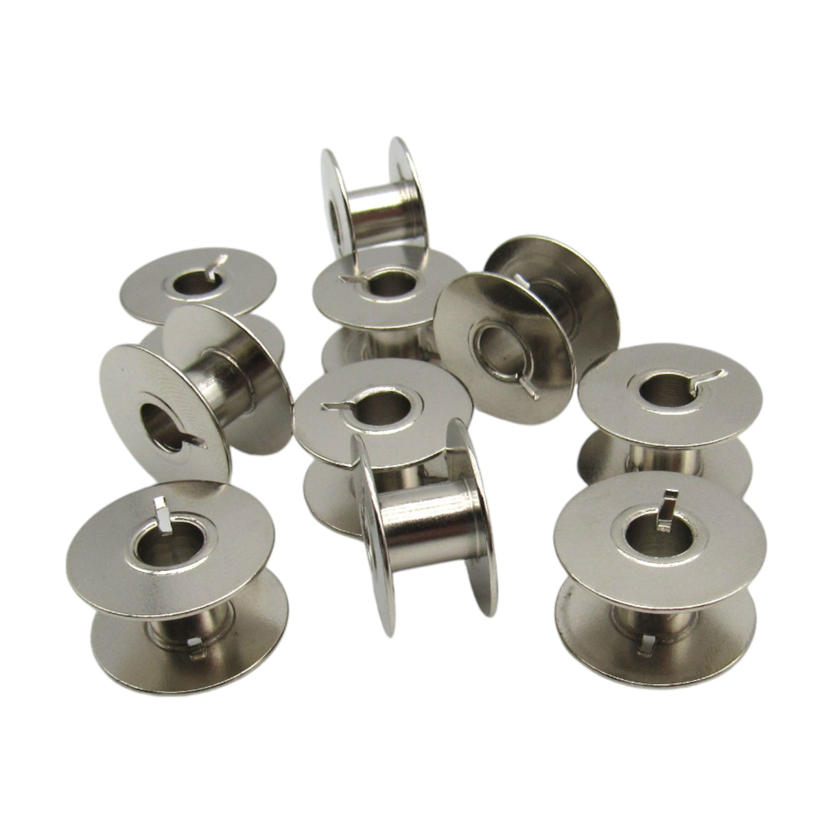 (10) New Metal Bobbins Part # 2996 - Fits Singer Model 15, 15-30, 15-86, 15-87, 15-88, 15-89, 15-90, 15-91, 15-125