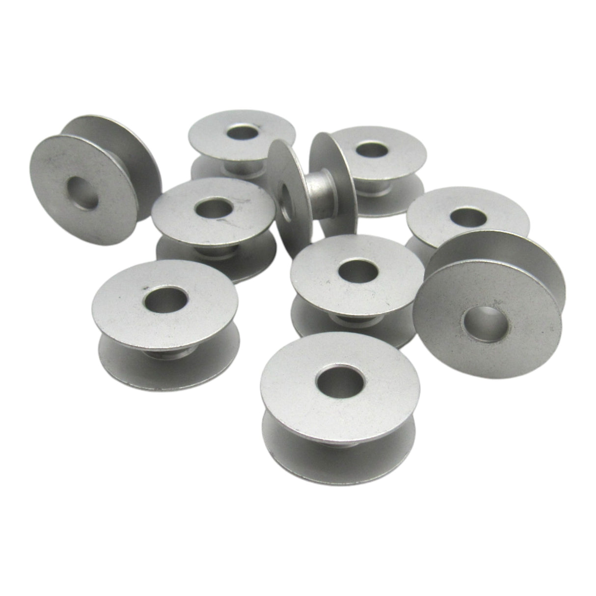 (10) Aluminum One Piece Bobbins - Singer Part # 272152