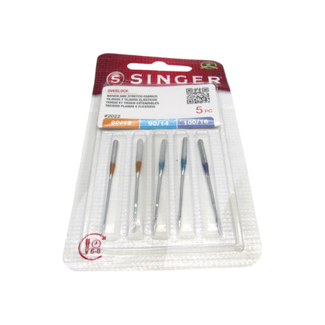 OverLock Serger Needles - Singer Brand #2022 Available in Size 12, 14