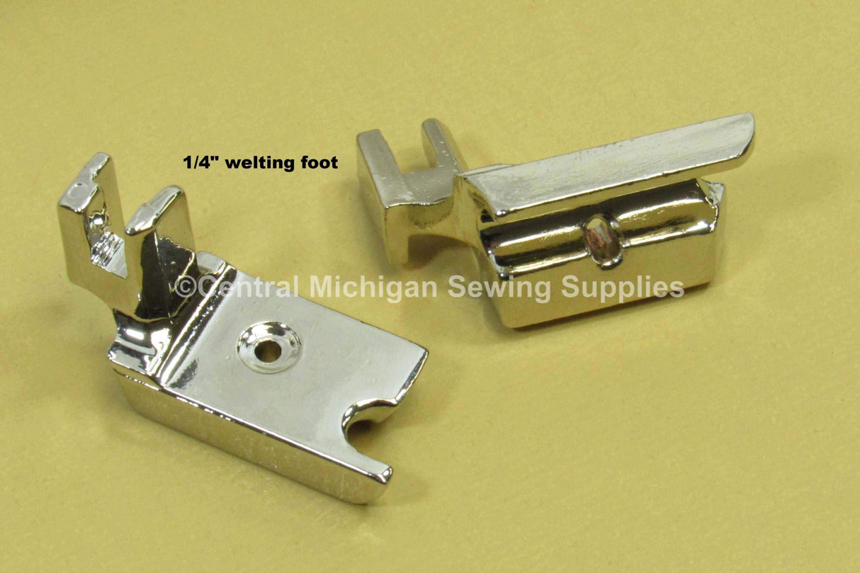 Low Shank Single Cord Welting / Piping Foot 1/8", 3/16", 1/4", 3/8" or 1/2" - Central Michigan Sewing Supplies