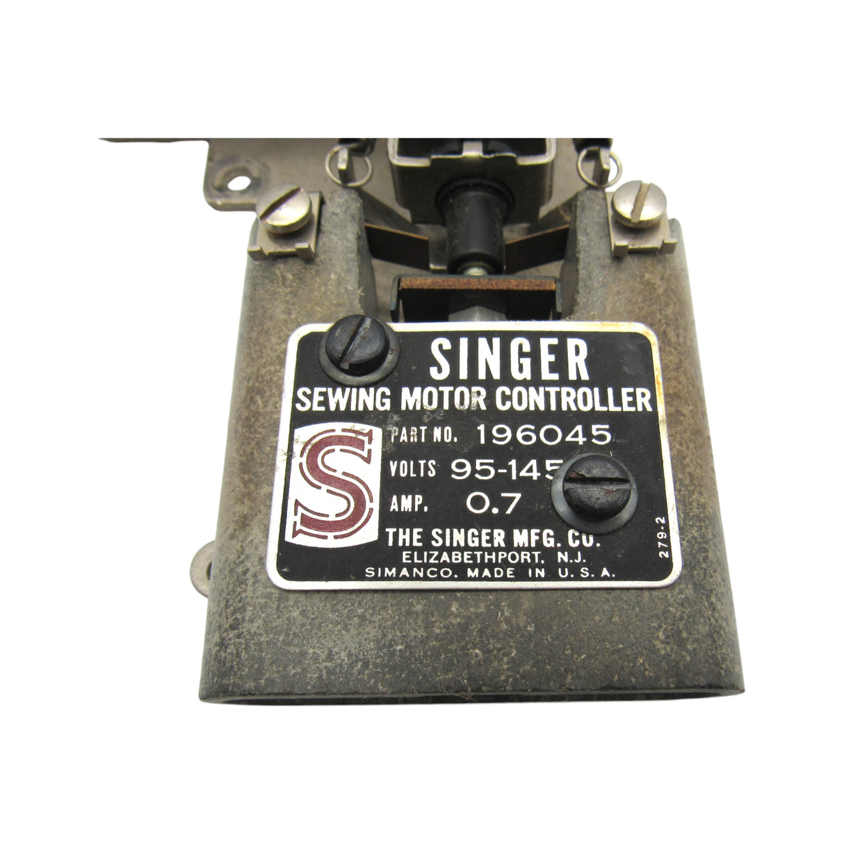 Original Singer Sewing Machine Foot Control for Cabinets Models