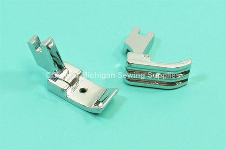Double Cord Welting / Piping Foot Choose From 1/8", 3/16", 1/4" - Slant Needle - Central Michigan Sewing Supplies