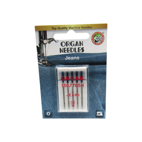 Organ Sewing Machine Needles for Jeans - 15X1 Blister Pack