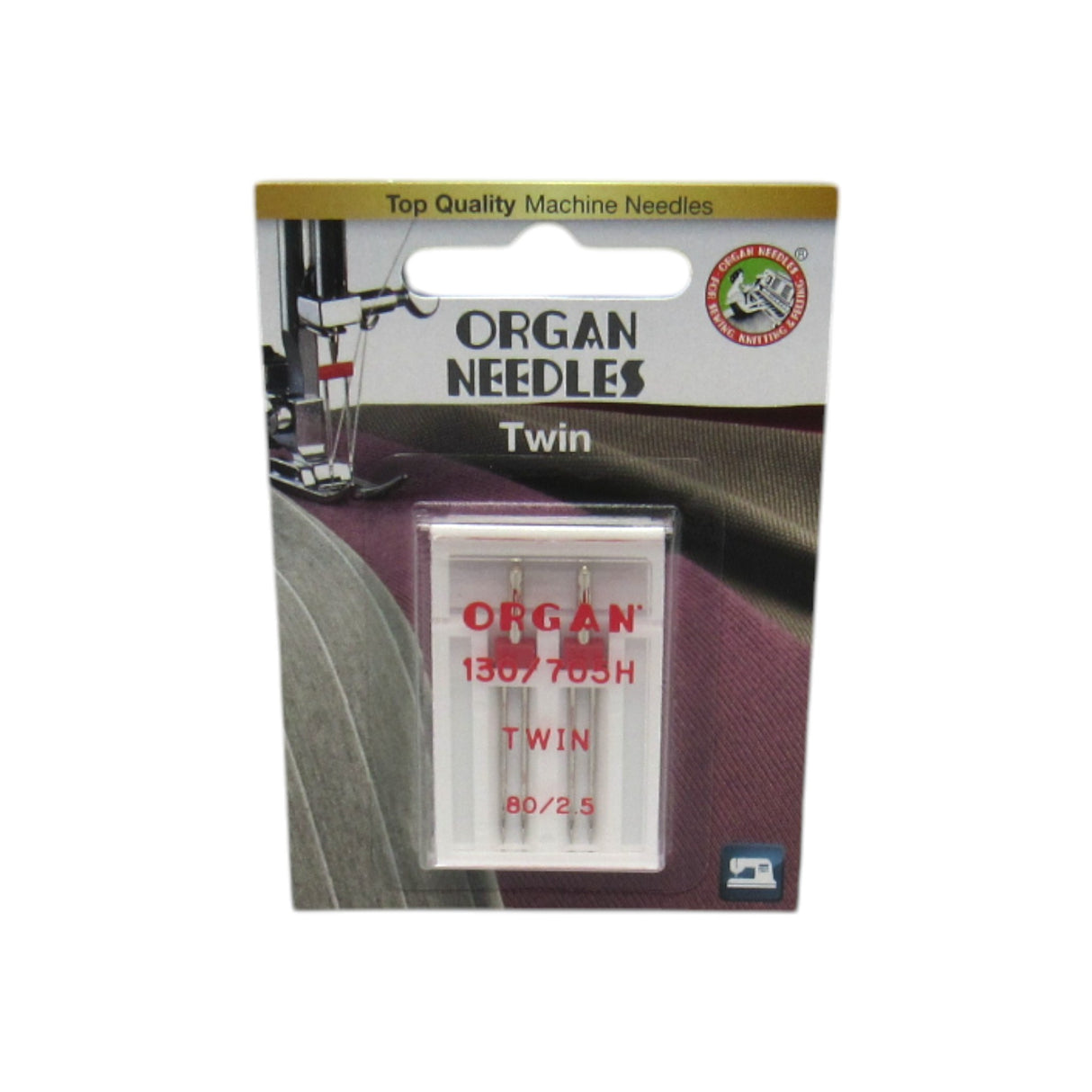 Organ Sewing Machine Twin Needle - 2.5 mm Wide