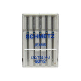 Schmetz Denim / Jeans Needles 15x1 Fits Most Home Machines