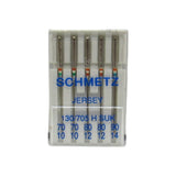 Schmetz Sewing Machine Needles Jersey Ball Point 15x1 Available in size 10, 12, 14, 16, and assortment pack