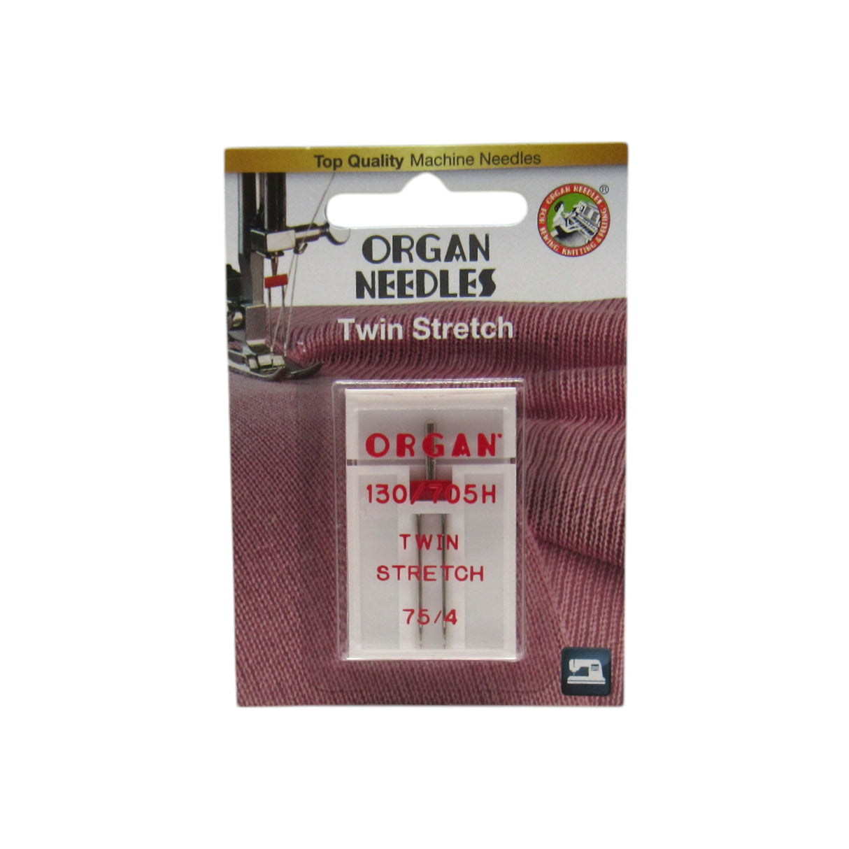 Organ Sewing Machine Twin Stretch Needle - 4 mm Wide