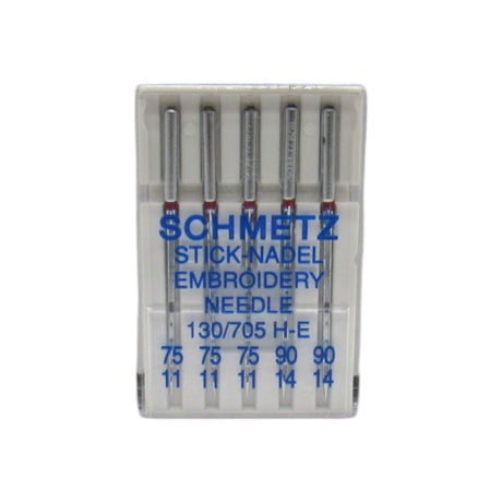 Schmetz Embroidery Needles 15x1 Available in size 11, 14, Assortment pack