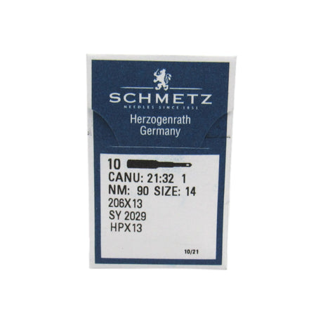 Schmetz Needles 10 Pack 206x13 Available in Size 12 & 14