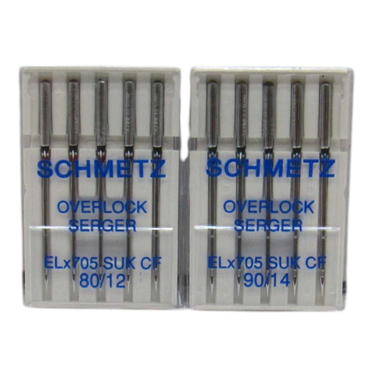 Schmetz ELx705 Chrome Finish Serger Needles (Ball Point)