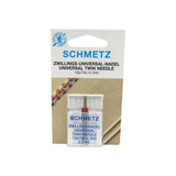 Schmetz Sewing Machine Twin Needle 2 mm Wide Size 12