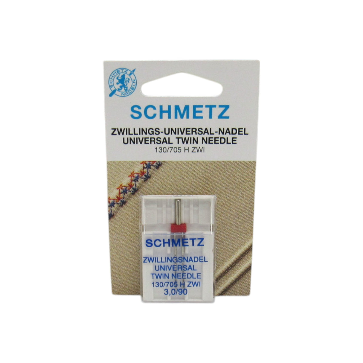 Schmetz Sewing Machine Twin Needle 3 mm Wide Size 14