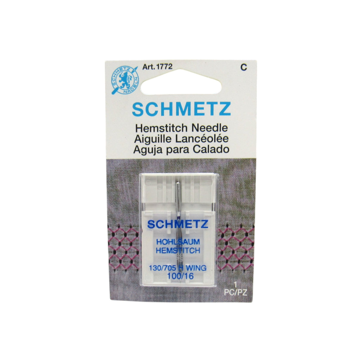 Schmetz Hemstitch Sewing Machine Needle 15x1