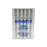 Schmetz Leather Needles Fits Singer Models 15, 27, 28, 66, 99, 201, 221, 301, 401, 403, 404, 500, 503