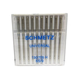 Schmetz Sewing Machine Needles 15x1 Available in size 8, 9, 10, 11, 12, 14, 16, 18 (10 pack)