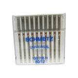 Schmetz Sewing Machine Needles 15x1 Available in size 8, 9, 10, 11, 12, 14, 16, 18 (10 pack)