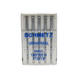 Schmetz Sharp Point Needles 15x1 Available in size 8, 9, 10, 11, 12, 14, 16, 18, 19