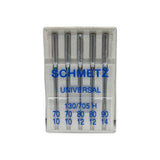 Schmetz Sharp Point Needles 15x1 Available in size 8, 9, 10, 11, 12, 14, 16, 18, 19