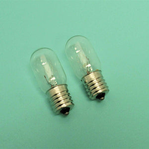 Light Bulbs- Screw In Type 5/8" Base, 15 Watt, 120 Volt Fits Many Models (Part # 2SCW & 2SCWF)