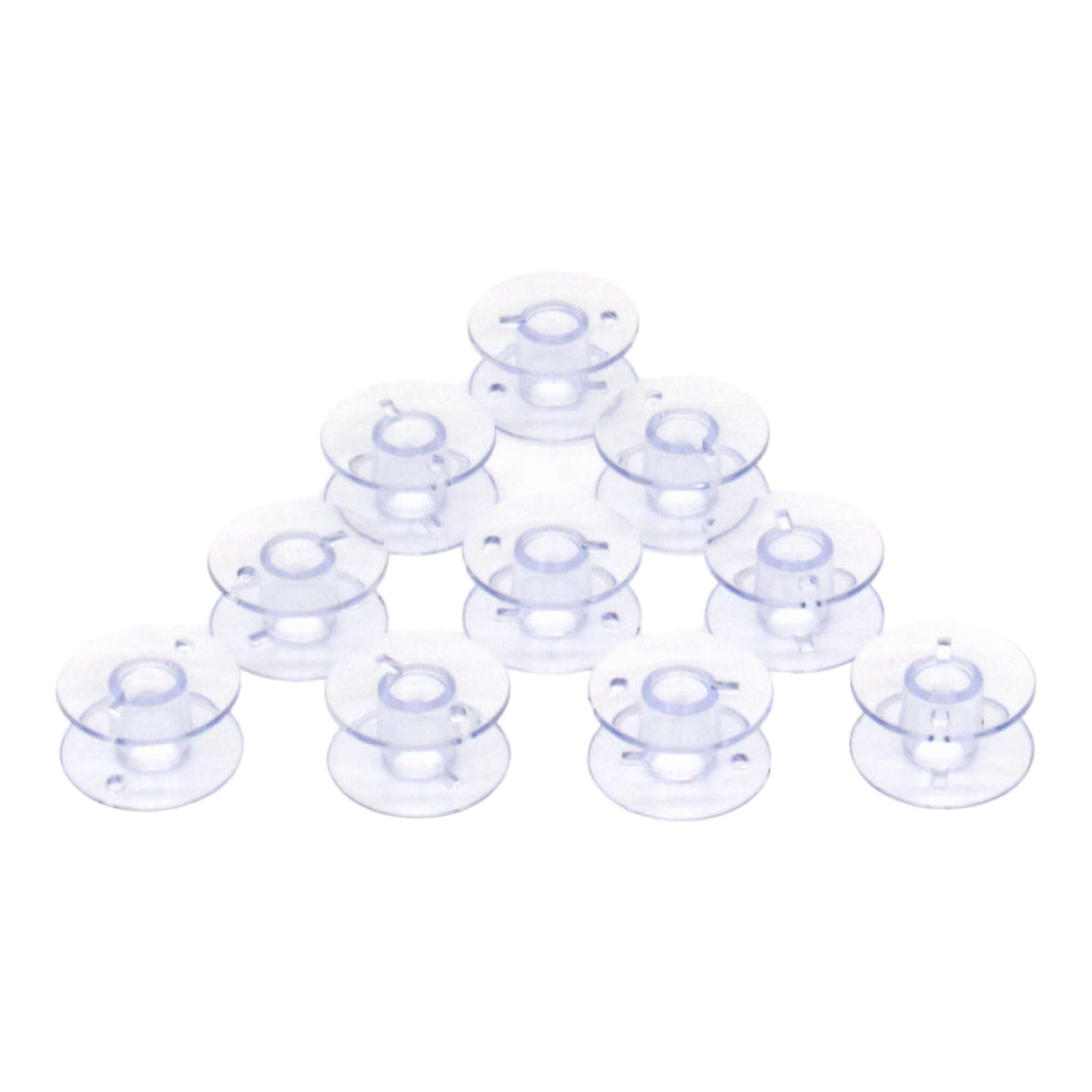 (10) Plastic Bobbins for Top Loading - Part # 102261103 - Central Michigan Sewing Supplies