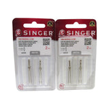 Sewing Machine Twin Needles - Singer Brand 3 mm Wide - Size 12 or 14