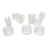 (10) Plastic One Piece Bobbins- Brother Part # 136492-001