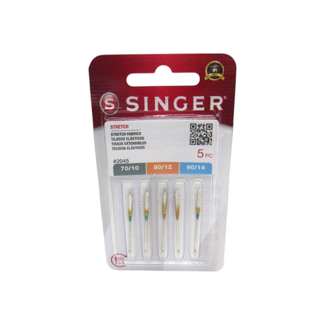 Machine Needles - Singer Brand Yellow #2045 Available in Size 12, 14, 16 Ball Point