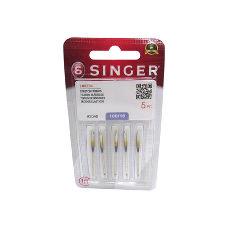 Machine Needles - Singer Brand Yellow #2045 Available in Size 12, 14, 16 Ball Point