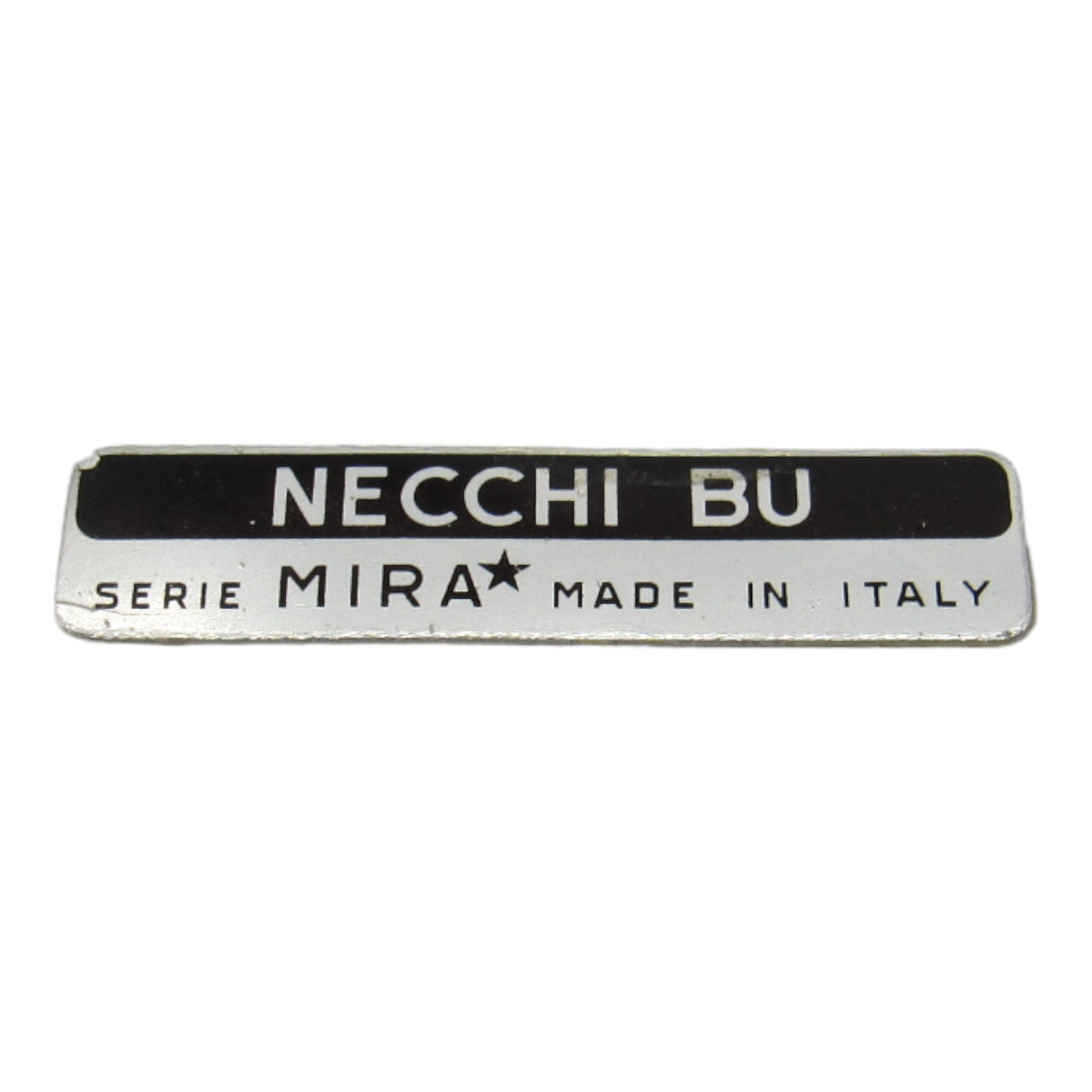 Necchi BU Mira Sewing Machine Badge
