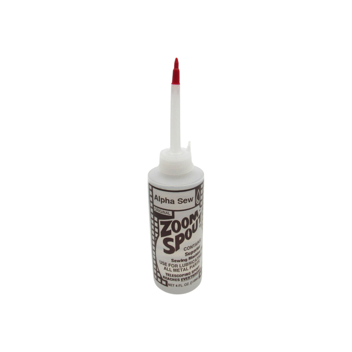 Zoom Spout-Lily White Oilier- (4 oz.) Telescoping Spout Lubricant