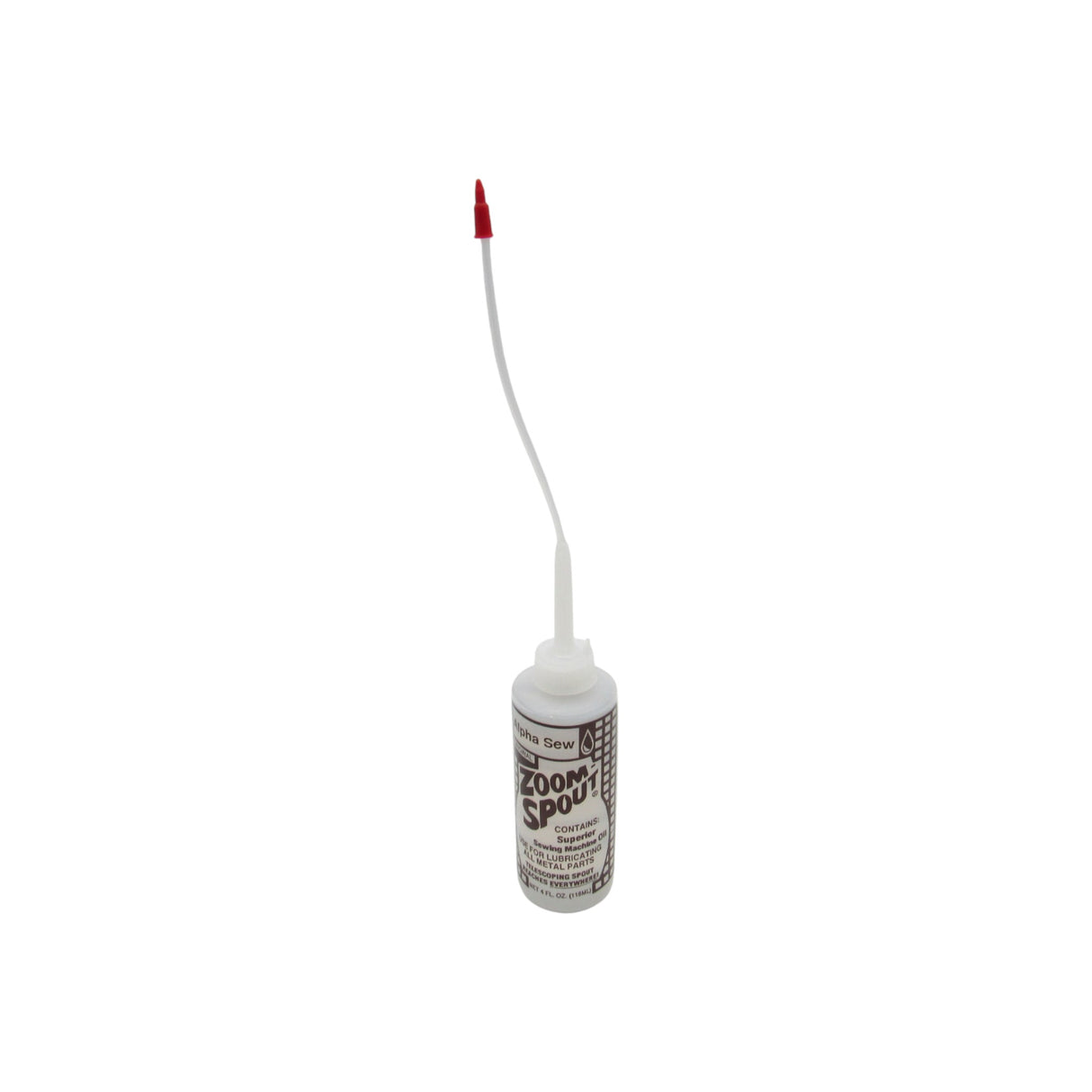 Zoom Spout-Lily White Oilier- (4 oz.) Telescoping Spout Lubricant