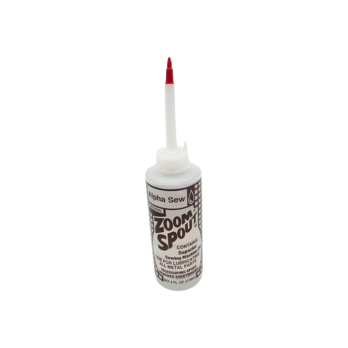 Zoom Spout-Lily White Oilier- (4 oz.) Telescoping Spout Lubricant