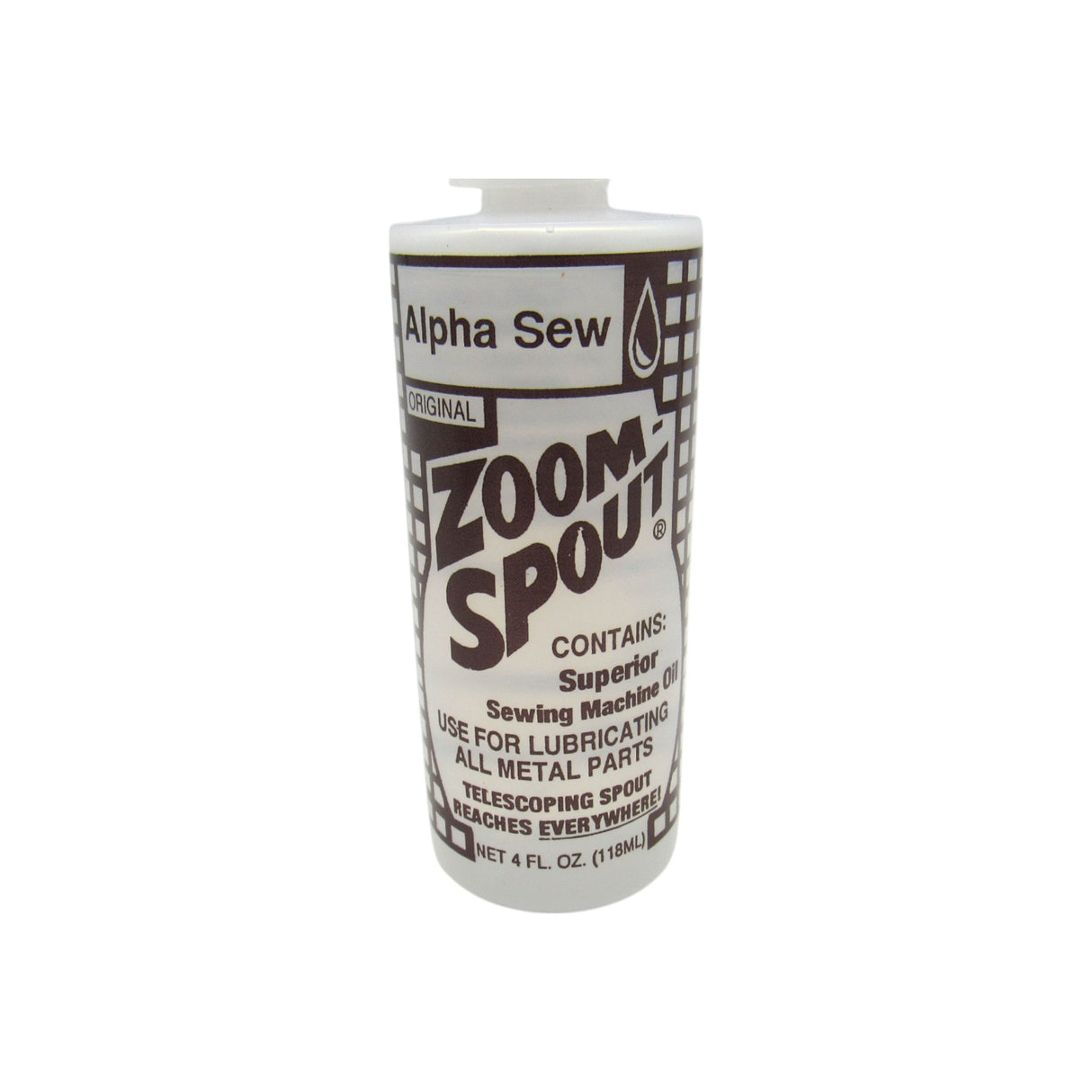 Zoom Spout-Lily White Oilier- (4 oz.) Telescoping Spout Lubricant