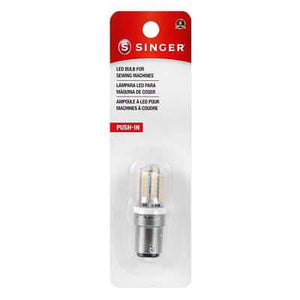 LED Light Bulb-Push In Type Bright White Singer Brand 120v 180 Lumens