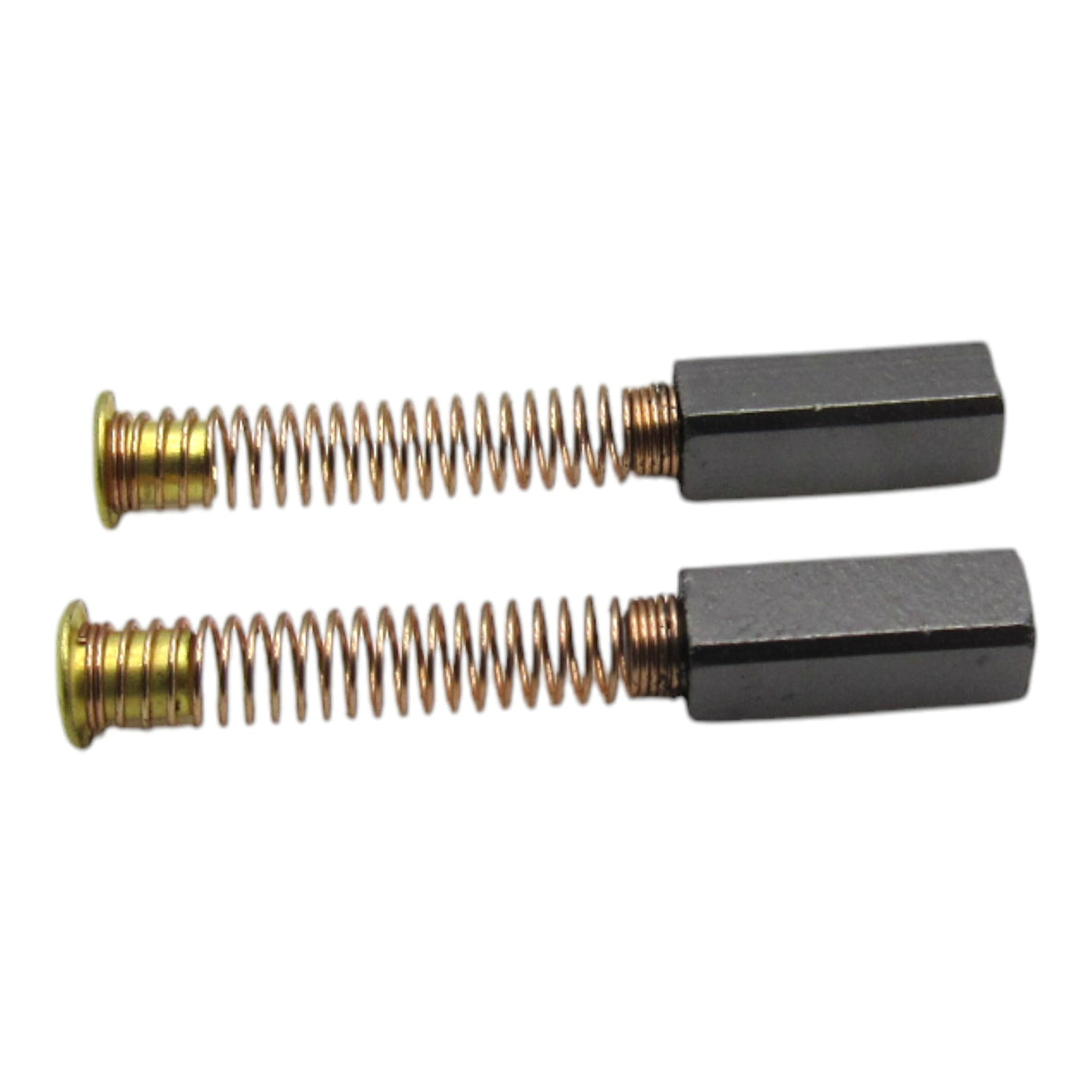 (2) Carbon Motor Brushes with Springs 3.8 mm x 4.2 mm x 13.5 mm - Part # YM4012-P