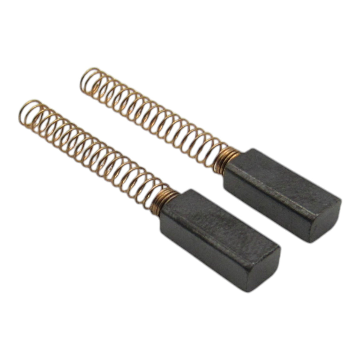 (2) Carbon Motor Brushes Medium Size with Springs 4 mm x 3.5 mm x 13 mm - Part # YM4013-P