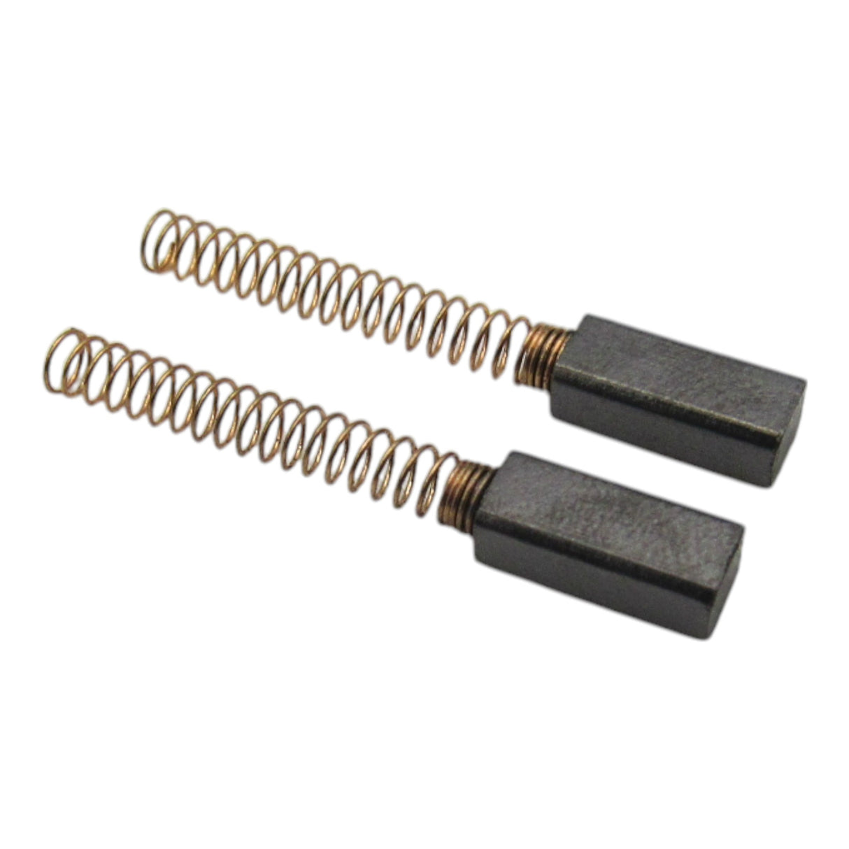 (2) Carbon Motor Brushes Medium Size with Springs 4 mm x 3.5 mm x 13 mm - Part # YM4013-P