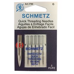 Schmetz Quick Threading Needles 15x1 Available in size 12, 14