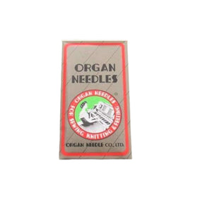 Organ Needles Sharp Point- 15X1 Available in size 9, 11, 12, 14, 16, 18, 20