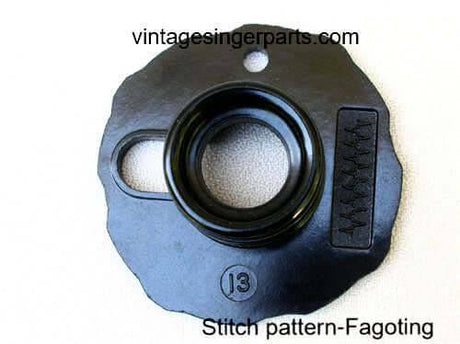 Original Singer Top Hat Cam # 13 Fagoting 174535 Fits Models 401, 403, 411, 431, 500, 503, 600 series - Central Michigan Sewing Supplies