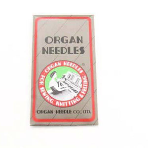 Organ Needles Leather Point Pack of Ten 15X1 Available in size 11, 14, 16, 18,
