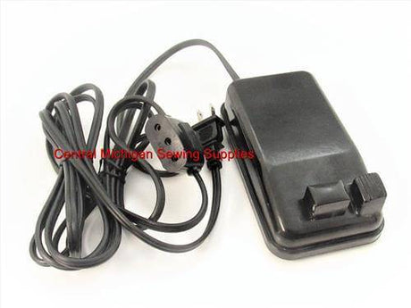 Original Singer Sewing Machine Bakelite Foot Control With New Double Lead Power Cord Will Fit Models  221, 201, 15-91, 15-90, 15-88, 66, 99 - Central Michigan Sewing Supplies