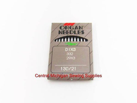 Organ Needles Pack Of Ten 29x3 Fits Singer Model 29, 29K Available in Size 19, 20, 21, 22 - Central Michigan Sewing Supplies