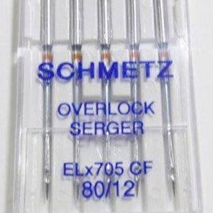 Schmetz ELx705 Chrome Finish Serger Needles