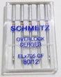 Schmetz ELx705 Chrome Finish Serger Needles - Central Michigan Sewing Supplies